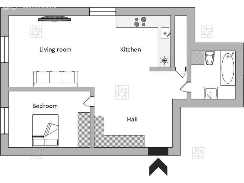 m. Chekhovskaya: Apartment, 2-rooms