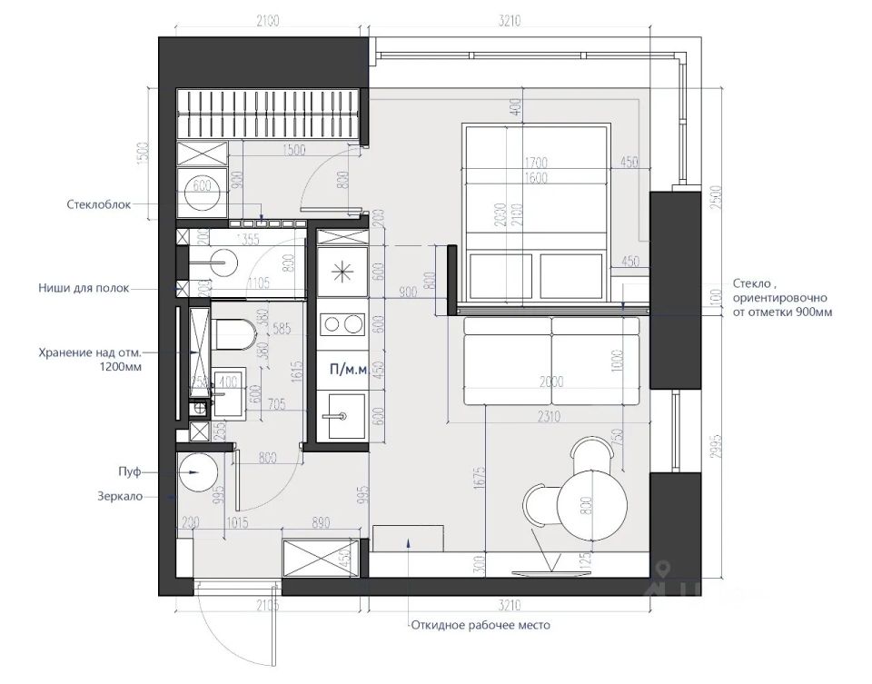 m. Kalitniki: Apartment, studio