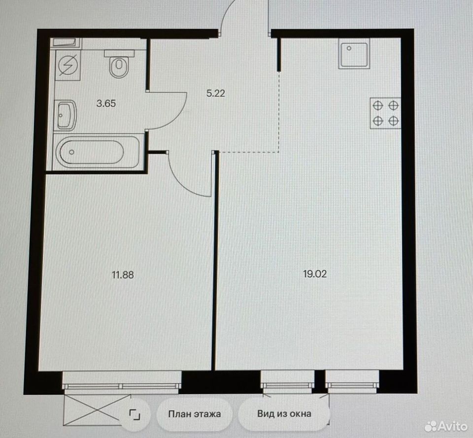 m. Kalitniki: Apartment, 1-rooms