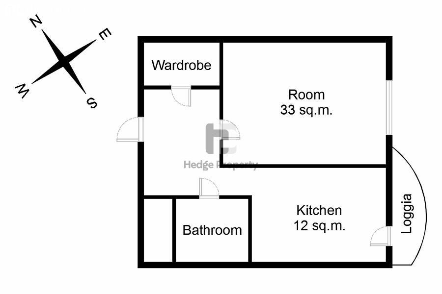 m. Klenovy bulvar: Apartment, 1-rooms