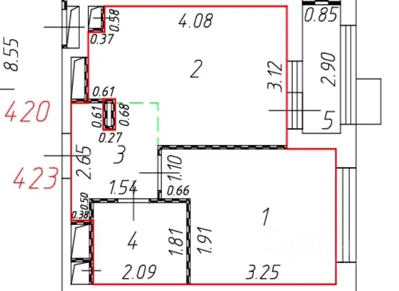 m. Pyatnitskoe shosse: Apartment, 1-rooms