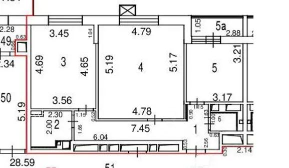 m. Fili: Apartment, 2-rooms