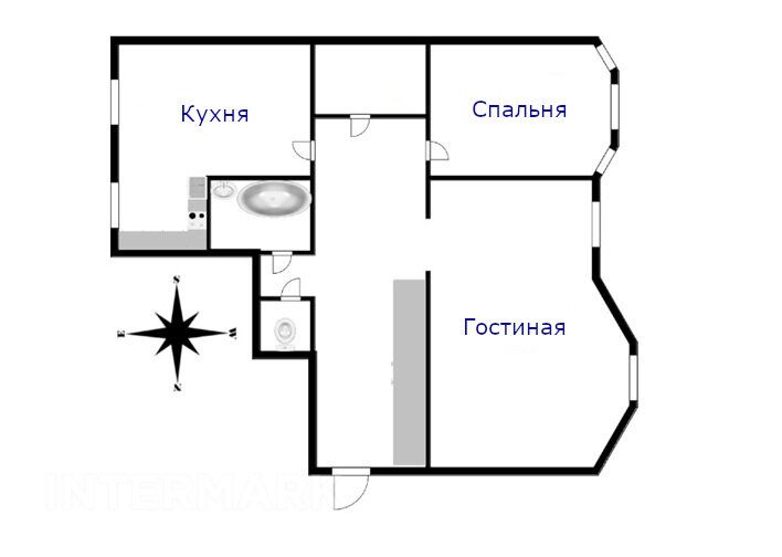 m. Novokuznetskaya: Apartment, 2-rooms