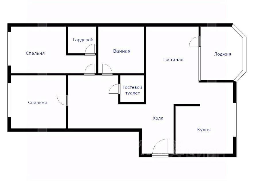 m. Oktyabrskaya: Apartment, 3-rooms