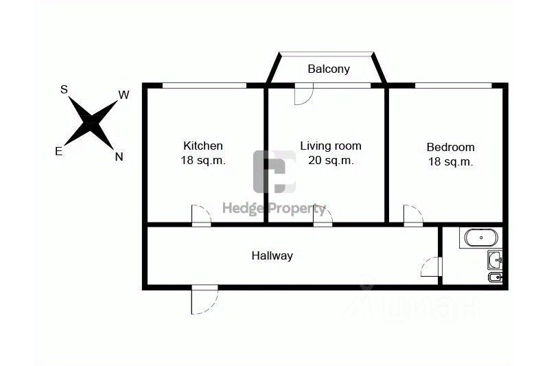 m. Proletarskaya: Apartment, 2-rooms